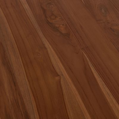 DINING TABLE ROUND RODER HM9896 TEAK WOOD- 3cm thick top-  Φ130x79.5Hcm.