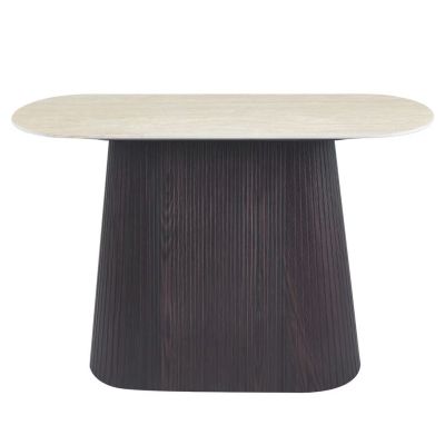 CONSOLE CATER HM18323 CERAMIC TOP WITH TRAVERTINE STONE LOOK--MDF BASE 120x40x77Hcm.