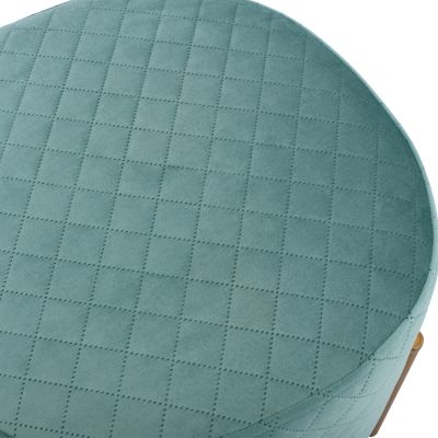 Stool Sinta HM8638.07 peanut shade with gold base 42x42x38cm