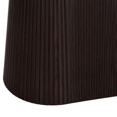 DINING TABLE OVAL CATER HM18320 CERAMIC TOP IN TRAVERTINE STONE LOOK--MDF BASE 180x90x74Hcm.