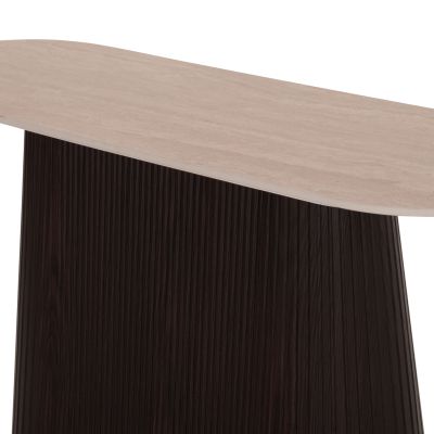 CONSOLE CATER HM18323 CERAMIC TOP WITH TRAVERTINE STONE LOOK--MDF BASE 120x40x78Hcm.