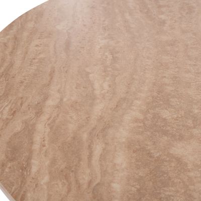 DINING TABLE TWIL HM18324 CERAMIC TOP IN TRAVERTINE STONE LOOK--MDF BASE Φ120x76Hcm.