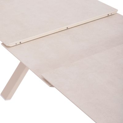 ΣΕΤ ΤΡΑΠΕΖΑΡΙΑΣ 7TMX ANDROMEDA (S) SM21246 ΑΛΟΥΜΙΝΙΟ-SINTERED STONE ΜΠΕΖ & ΕΚΡΟΥ
