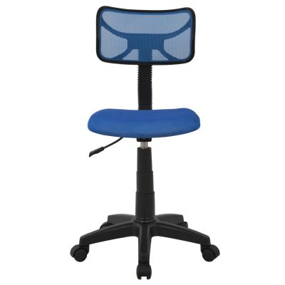 Office chair HM1026.06 blue with mesh fabric 40,5x50,5x91,5 cm.