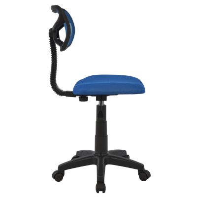 Office chair HM1026.06 blue with mesh fabric 40,5x50,5x91,5 cm.