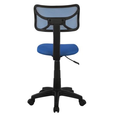 Office chair HM1026.06 blue with mesh fabric 40,5x50,5x91,5 cm.