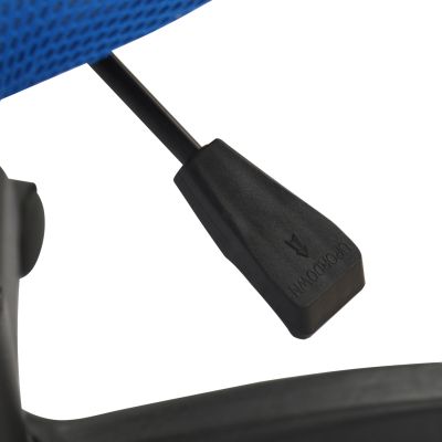 Office chair HM1026.06 blue with mesh fabric 40,5x50,5x91,5 cm.