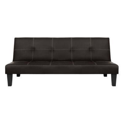 Диван/Легло 3 места HM3002.04 Кафяв PU с детайли 186x90x82