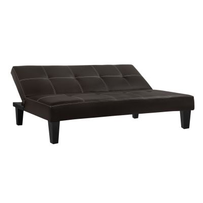 Диван/Легло 3 места HM3002.04 Кафяв PU с детайли 186x90x82