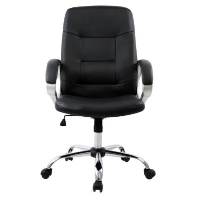 Manager's office chair HM1024.01 with chromed base 64x55x120 cm.