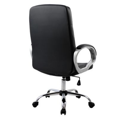Manager's office chair HM1024.01 with chromed base 64x55x120 cm.