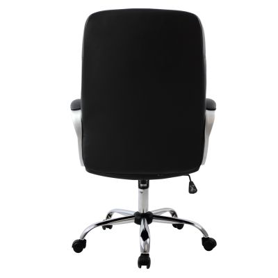 Manager's office chair HM1024.01 with chromed base 64x55x120 cm.