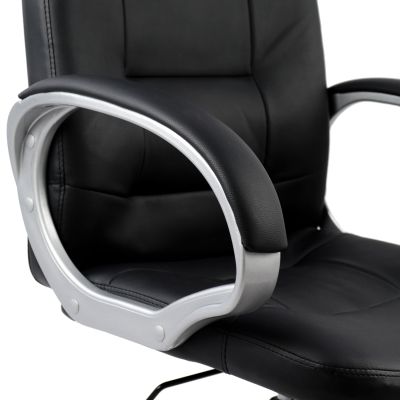 Manager's office chair HM1024.01 with chromed base 64x55x120 cm.