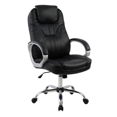 Manager's office chair HM1025.01 with chromed base 65x71x106,5 cm.