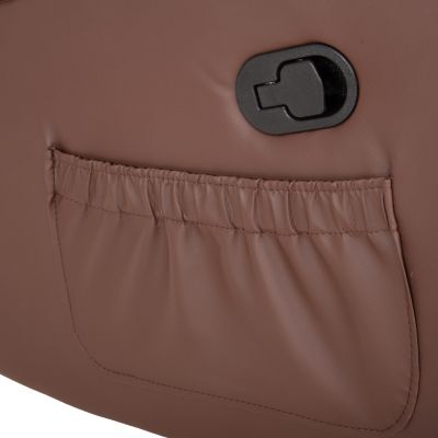 HM0026.03 Фотьойл ROCCA, масажен механизъм, PU кафяв 80x96x97 см