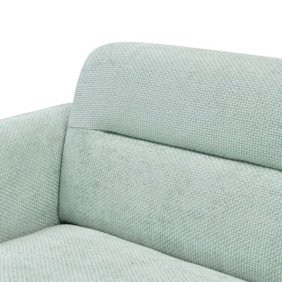 CORNER SOFA REVERSIBLE FLYER ΗΜ6072.07 MIΝΤ FABRIC-METAL HIGH LEGS 285x86-172x74Hcm.