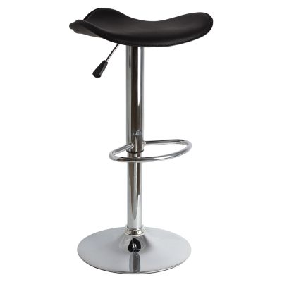 Bar Stool HM201.01 Black PU with gas lift 45χ45χ82