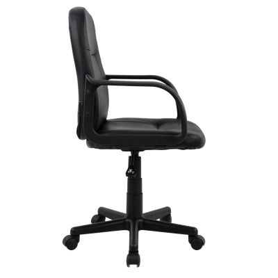Office chair HM1005 with arms Black PU