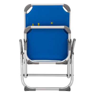 Chair for the beach HM5053.01 Heavy type Blue Aluminum 56x70x66 cm.