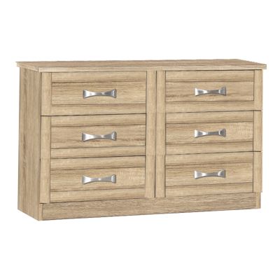 Dressing Table-Drawer HM317.02 with 6 drawers Sonama 120x40x76cm