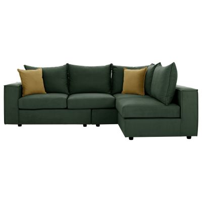 CORNER SOFA MONZA HM3256.17 INTERCHANGEABLE GREEN 265x195x98