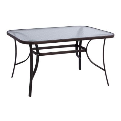 Table Bruno Metallic Brown 140Χ80Χ72 HM5106.02
