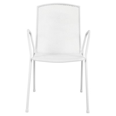 Armchair Metallic White HM5005.02 54x62x89 cm.