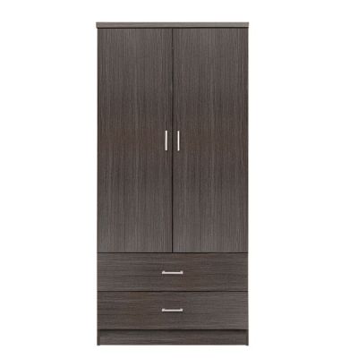 Гардероб 2 врати с 2 чекмеджета HM338.01 Zebrano 80x42x181
