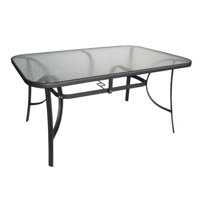Set Dining Table 7 pieces 160x90 Bruno & 6 Leon Armchair HM5206.01