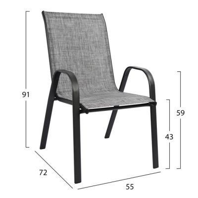 Set Dining Table 3 pieces with 2 chairs & Table HM5181.01