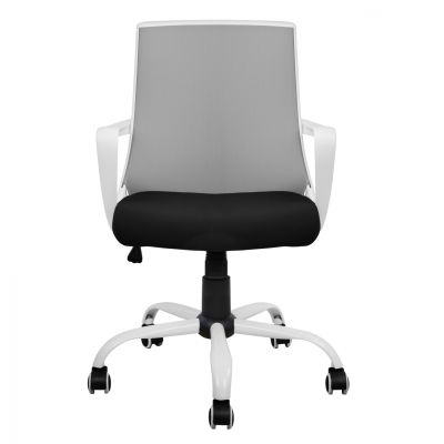 Office chair HM1053.21 Grey with mesh and metal base 58x59x103 cm