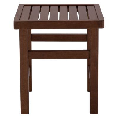 Stool-Table  Walnut Soaking  Koli 40x40 40Χ40X45cm HM289.02