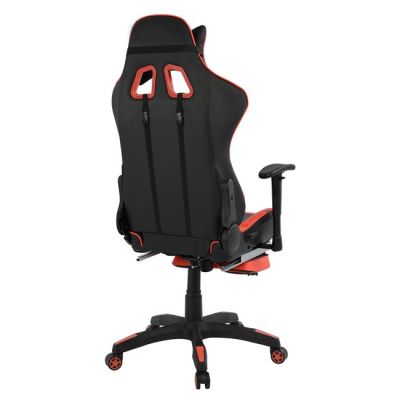 Office Gaming chair HM1063.01 Speed in Black-Red with footstep 68 x 71,5 x 134 cm