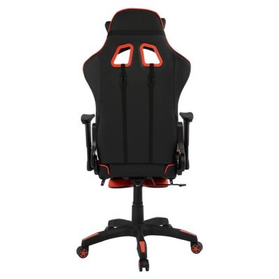 Office Gaming chair HM1063.01 Speed in Black-Red with footstep 68 x 71,5 x 134 cm