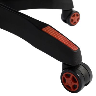 Office Gaming chair HM1063.01 Speed in Black-Red with footstep 68 x 71,5 x 134 cm