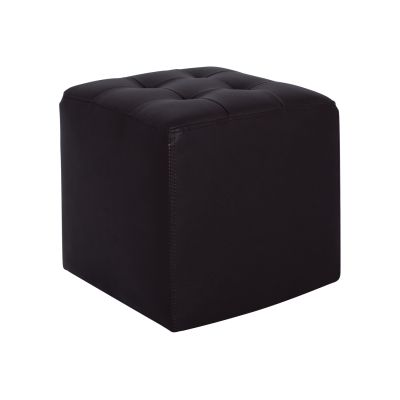Stool 37x37x35cm With PU black Punk HM264.01