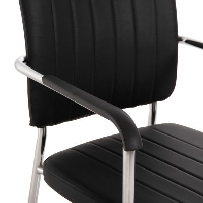 Conference chair with arms HM1070.01 Black 56,5x59x85 cm