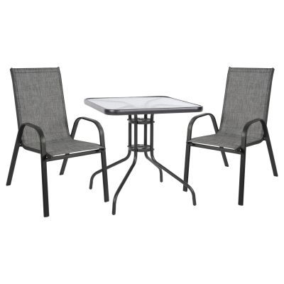 Set Dining table 3 pieces with 2 chairs & 1 Table HM5185.01