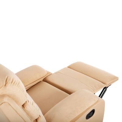 ARMCHAIR MASSAGE ECRU HM9784.05 ECRU VELVET 80x93x100Hcm.