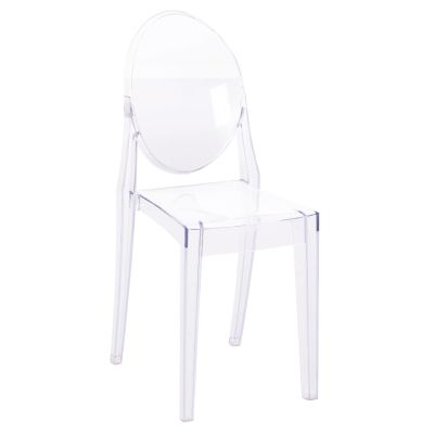 Стол акрил прозрачен Aramis HM0170 42,5x52x89,5 cm