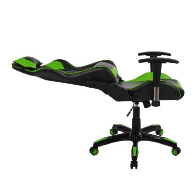 Office Gaming chair HM1056.03 Racing Black and Green PU 67x70x134 cm