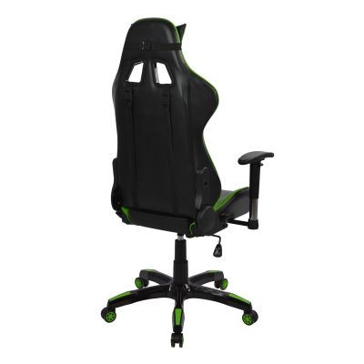 Office Gaming chair HM1056.03 Racing Black and Green PU 67x70x134 cm
