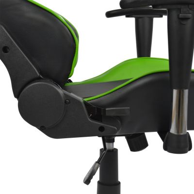 Office Gaming chair HM1056.03 Racing Black and Green PU 67x70x134 cm