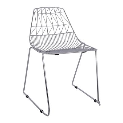 Metallic chair Chromed Icarus HM8010.10 54x57x79cm