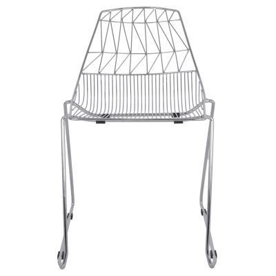 Metallic chair Chromed Icarus HM8010.10 54x57x79cm