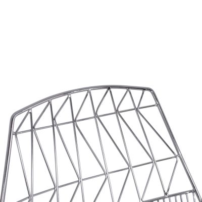 Metallic chair Chromed Icarus HM8010.10 54x57x79cm