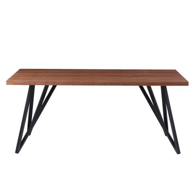 DINING TABLE GROW HM9467.02 WITH ASHTREE WOOD VENEER IN RUSTIC STYLE 180x90x75Hcm.