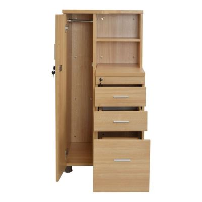 Професионален офис шкаф-гардероб цвят дъб HM2052.01L 60x46x120