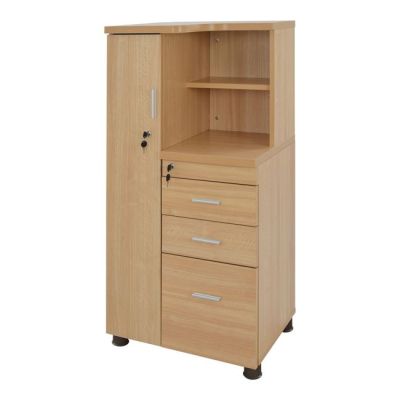 Професионален офис шкаф-гардероб цвят дъб HM2052.01L 60x46x120