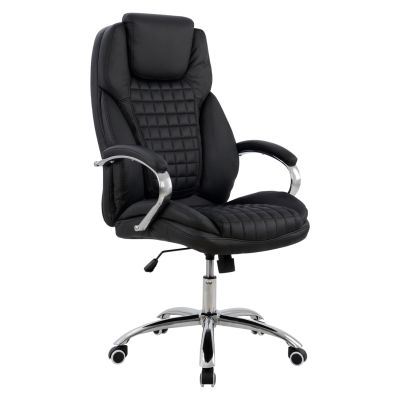 Мениджърски офис стол HM1097.01 Черен 65x80x127см